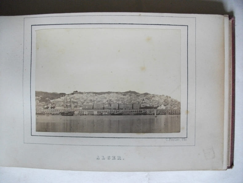 album de 28 photographies ALGER. PORTIER Claude Joseph.