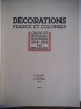 Décorations France et colonies . Collectif 