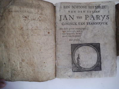 Een shoone historie Van den edel en Jan Van Parys