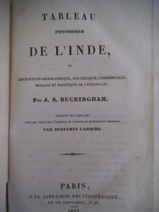 Tableau pittoresque de l'Inde.Ou description géographique , statistique,commerciale morale et politique de L'Indostan.