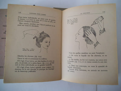 Teinture et décoloration- Notions élémentaires de coiffure pour dames- La permanente