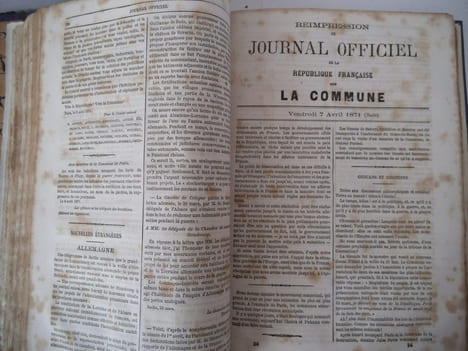 Journal officiel de la République Française sous la COMMUNE du 19 mars au 24 mai 1871. . Collectif