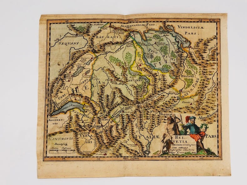 Helvetia conterminarumque terrarum antiqua. Cluverius