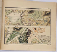 Modèles de topographie, dessinés et lavés