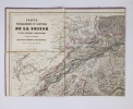 Carte topographique et routière de la Suisse et des contrées limitrophes. D'Osterwald Jean-Frédéric