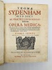 Opera medica (2 volumes, complet). Sydenham Thamae, Musgrave Guilhelmi