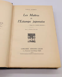 Les Maîtres de l'Estampe japonaise