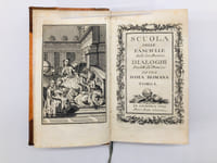 Scuola delle fanciulle Nella loro Puerizia. Dialoghi tradotti dal Francese da une Dama romana (3 tomi, completto)