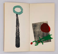 Joan Miro Bois gravés pour un poème de Paul Eluard