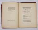 
Cahier d'hommages à M. Edmond Gilliard. Revue de Belles-Lettres, numéro 7. Collectif, dont Daniel Simond, C. F. Ramuz, Paul Budry, etc.