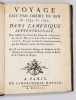 Voyage fait par ordre du Roi en 1750 et 1751, dans l'Amérique septentrionale, pour rectifier les Cartes de Côtes de l'Acadie, de l'Isle Royale & de ...