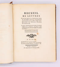 Recueil de lettres écrites sous la première race de nos rois par des personnes considérables, Rois, Reines, Grands de l'Etat, Papes, Evèques, &c.