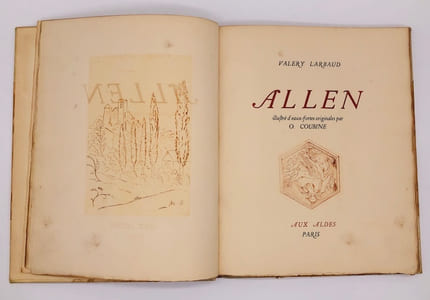 Allen illustré d'eaux-fortes originales par O. Coubine