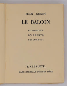 Le balcon