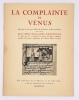 La complainte de Vénus telle que l'a faite sire Othon de Grandson célèbre Savoisien. Collectif; Cingria Charles-Albert