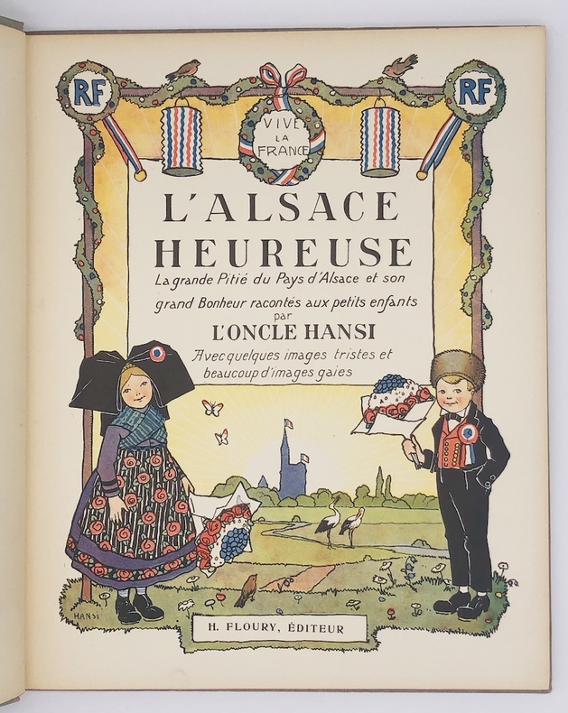 Hansi Hansi L Alsace Heureuse Livre Rare Book