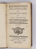 Recherches philosophiques sur les Egyptiens et les Chinois ( 2 volumes, complet). Pauw Corneille de