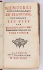 Mémoires de Brantome contenant les anecdotes de la Cour de France sous les rois Henry II, François II, Henry III et IV touchant les duels ( 4 volumes, ...