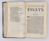 The essays or councils, civil and moral