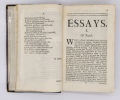 The essays or councils, civil and moral. Bacon Sir Francis