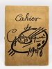 Cahier de Georges Braque 1917 1947. 