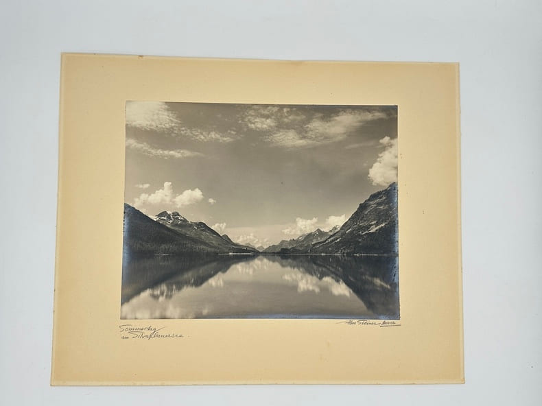 Sommertag am Silvaplanasee (Jour d'&eacute;t&eacute; au lac de Silvaplana). STEINER Albert (photographe)