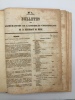 Bulletin des délibérations de l'Assemblée constituante de la République de Berne, No 1 à 144. PETITPIERRE, Gonzalve