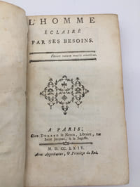 L'homme éclairé par ses besoins