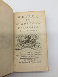 Oeuvres de M. Boileau Despreaux, 3 tomes