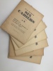 Six cahiers (complet). RAMUZ, Charles-Ferdinand