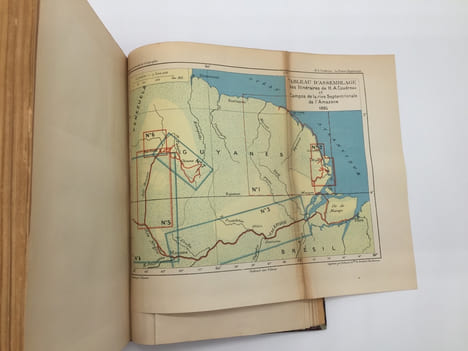La France équinoxiale. Tome 1: Etudes sur les Guyanes et l'Amazonie. Tome 2: Voyage à travers les Guyanes et l'Amazonie (complet). COUDREAU, Henri A.