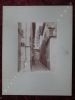 Photographie ancienne : Italia, Listorie - con vista sul campanile della cattedrale (Italie, avec vue sur le campanile de la cathédrale). . ...