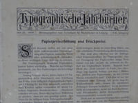 Typographische Jahrbücher. Herausgegeben vom Technikum für Buchdrucker in Leipzig. Heft II, III, V-VI, VIII, IX 1900. 