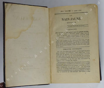 Le nain jaune réfugié, par une société d'anti-éteignoirs. Tome second. 24 livraisons.