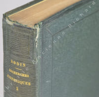 Recherches historiques sur la ville d'Angers, ses monumens et ceux dus Bas-Anjou, avec gravures dessinées par l'auteur. Seconde Édition. Revue et considérablement augmentée par P. G. Tome 2 seul.