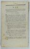 Bulletin des Lois N° 17. (N.° 133.) Charte Constitutionnelle [du 4 juin 1814].. 