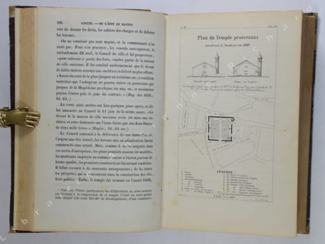 Histoire de l'église réformée d'Anduze depuis son origine jusqu'à la Révolution Française écrite d'après des documents complètement inédits.. HUGUES, ...