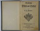 Geistliche Oden und Lieder.. GELLERT C. F.