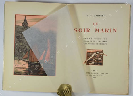Le Soir Marin.. GARNIER, Auguste - Pierre ; DE BECQUE, Maurice (ill.)