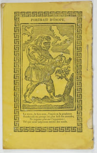 Fables d'Ésope, mises en français, avec le sens moral en quatre vers, et des figures à chaque fable. Nouvelle édition. Revue, corrigée et augmentée de la vie d'ésope, dédiée à la jeunesse.