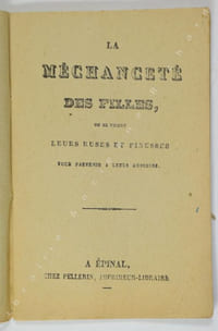 La méchanceté des filles où se voient leurs ruses et finesses pour parvenir à leurs dessins.