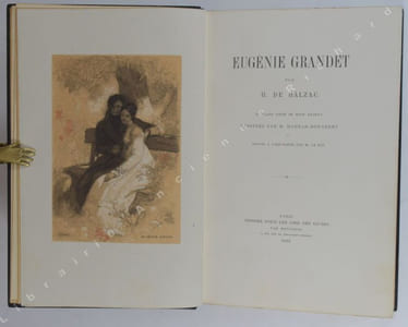 Eugénie Grandet. Ouvrage orné de huit sujets dessinés par M. Dagnan-Bouveret et gravés à l'eau-forte par M. Le Rat.