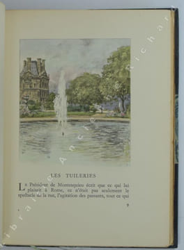 Le Charme de Paris. Jardins, Quais et Fontaines. Églises et Vieux Logis. Monuments. Complet en 3 volumes.. PILON, Edmond ; GOSSET, Léon ; WILLAUME, ...
