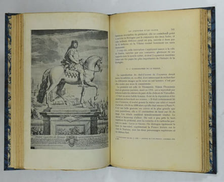 Les aventures d'une statue. Le Louis XIV de Coysevox à Rennes. Société d'Histoire et d'Archéologie de Bretagne. POQUET DU HAUT JUSSÉ, Barthélemy.