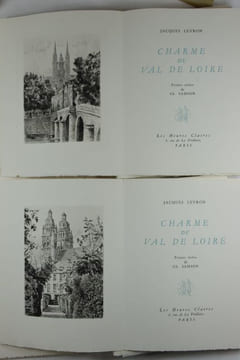 Charme du Val de Loire. (T.1) Charme de la Touraine. (T.2) Charme de l'Anjou. Pointes sèches de Ch. Samson. . LEVRON, Jacques ; SAMSON, Ch. ...