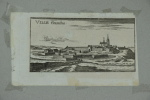 Ville franche [Villefranche-sur-Saône]. Gravure sur cuivre (Christophe RIEGEL, vers 1690). . [RIEGEL, Christophe (GRAVURE, KUPFERSTICH)].