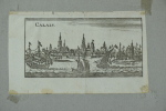 Calais. Gravure sur cuivre (Christophe RIEGEL, vers 1690). . [RIEGEL, Christophe (GRAVURE)].