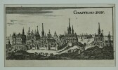 Chasteau-Dun [Châteaudun]. Gravure sur cuivre (Christophe RIEGEL, vers 1690). . [RIEGEL, Christophe (GRAVURE)].