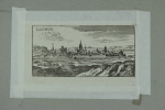 Lisieus [Lisieux]. Gravure sur cuivre (Christophe RIEGEL, vers 1690). . [RIEGEL, Christophe (GRAVURE)].