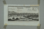 Rouanne [Roanne]. Gravure sur cuivre (Christophe RIEGEL, vers 1690). . [RIEGEL, Christophe (GRAVURE)].